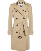 Burberry Cotton-Twill Trench Coat - Lyst