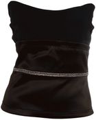Dolce & Gabbana Crystal Detail Bustier Top - Lyst
