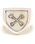 Duffy Sterling Silver Engraved Signet Ring - Lyst