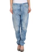 Just Cavalli Denim Trousers - Lyst