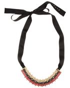 Marni Crystal Bead Embellished Necklace - Lyst