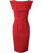 Roland Mouret Watson Stretch Crepe Wool Dress - Lyst