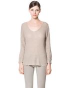 Zara Moss Stitch Sweater - Lyst