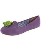 Charles Philip Shanghai Sylvie Suede Loafer - Lyst
