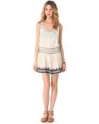 Shoshanna Geo Embroidered Cover Up Dress - Lyst