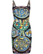 Dolce & Gabbana Printed Dress - Lyst