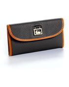 Dooney & Bourke Continental Leather Clutch - Lyst