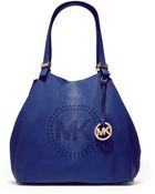 MICHAEL Michael Kors Large Perforatedlogo Grab Bag - Lyst