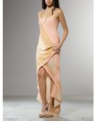 Patrizia Pepe Silk Chiffon Long Dress - Lyst