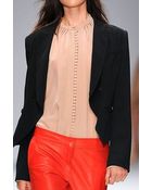 Vanessa Bruno Crepe De Chine Blouse - Lyst