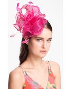 Badgley Mischka Flower Fascinator - Lyst
