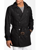Cole Haan Double Breasted Trench Coat - Lyst