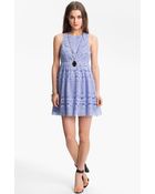 Free People Rocco Cutout Lace Dress - Lyst