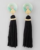 Rachel Zoe Amazonite Tassel Earrings - Lyst