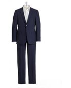 DKNY Modern Fit Two-Button Striped Suit - Lyst