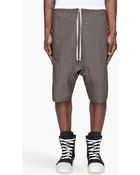 Rick Owens Low Rise Basket Swinger Shorts - Lyst