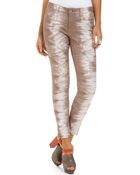 DKNY Skinny Leg Tie Dye Rye Wash Jeans - Lyst