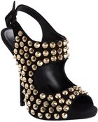 Giuseppe Zanotti Studded Cutout Sandal - Lyst