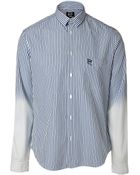 McQ by Alexander McQueen Washed Blue Cotton Classic Pocket Shirt - Lyst