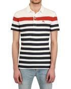 Burberry Brit Cotton Jersey Printed Polo Shirt - Lyst