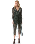 Haute Hippie High Low Pleated Gown - Lyst