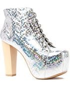 Jeffrey Campbell The Lita Hologram Shoe in Silver - Lyst