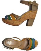 Enrico Fantini Platform Sandals - Lyst
