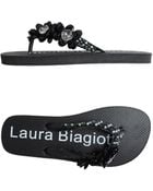 Laura Biagiotti Flip Flops - Lyst