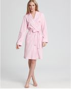 Lauren by Ralph Lauren Short Shawl Collar Robe - Lyst