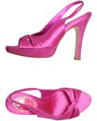 Rene Caovilla Platform Sandals - Lyst