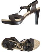 Stuart Weitzman Platform Sandals - Lyst