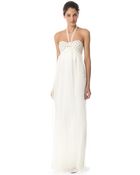 Temperley London Long Angeli Strapless Dress - Lyst