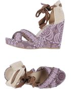 Theodora & Callum Wedges - Lyst