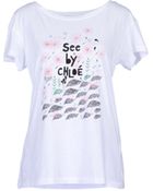 See By Chloé Short Sleeve T-Shirt - Lyst