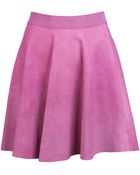 3.1 Phillip Lim Flared Leather Skirt - Lyst