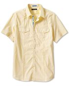 Banana Republic Slimfit Shortsleeve Utility Shirt - Lyst
