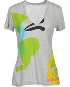 John Galliano Short Sleeve T-Shirt - Lyst
