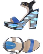 Emilio Pucci Platform Sandals - Lyst