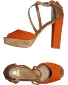 Enrico Fantini Platform Sandals - Lyst