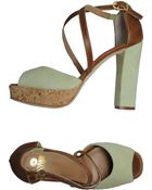 Enrico Fantini Platform Sandals - Lyst