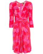 Issa Gathered Front Dress - Lyst