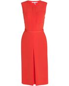 Victoria, Victoria Beckham Midi Safari Dress - Lyst