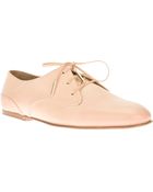 Chloé Lace Up Oxford Shoe - Lyst