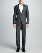 Hugo Boss Graph Check Twobutton Suit - Lyst