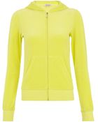 Juicy Couture Velour Logo Hooded Sweatshirt - Lyst