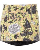 Topshop Floral Tile Pelmet Skirt - Lyst