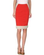 Amaya Arzuaga Knee Length Skirts - Lyst