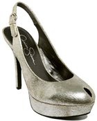 Jessica Simpson Bravo Sling Back Pumps - Lyst