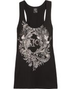 McQ by Alexander McQueen Printed Cotton-Jersey Tank - Lyst