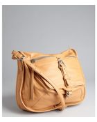 Kooba Camel Leather Troi Shoulder Bag - Lyst